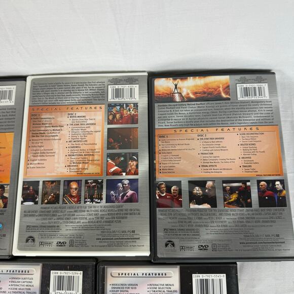 Star Trek Special Collector's Editions DVD Lot of 7 Wrath of Khan Nemesis - Picture 8 of 12